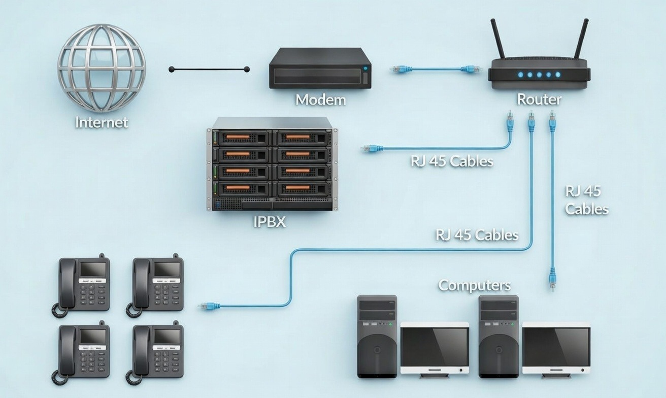 How We Install IP Phones