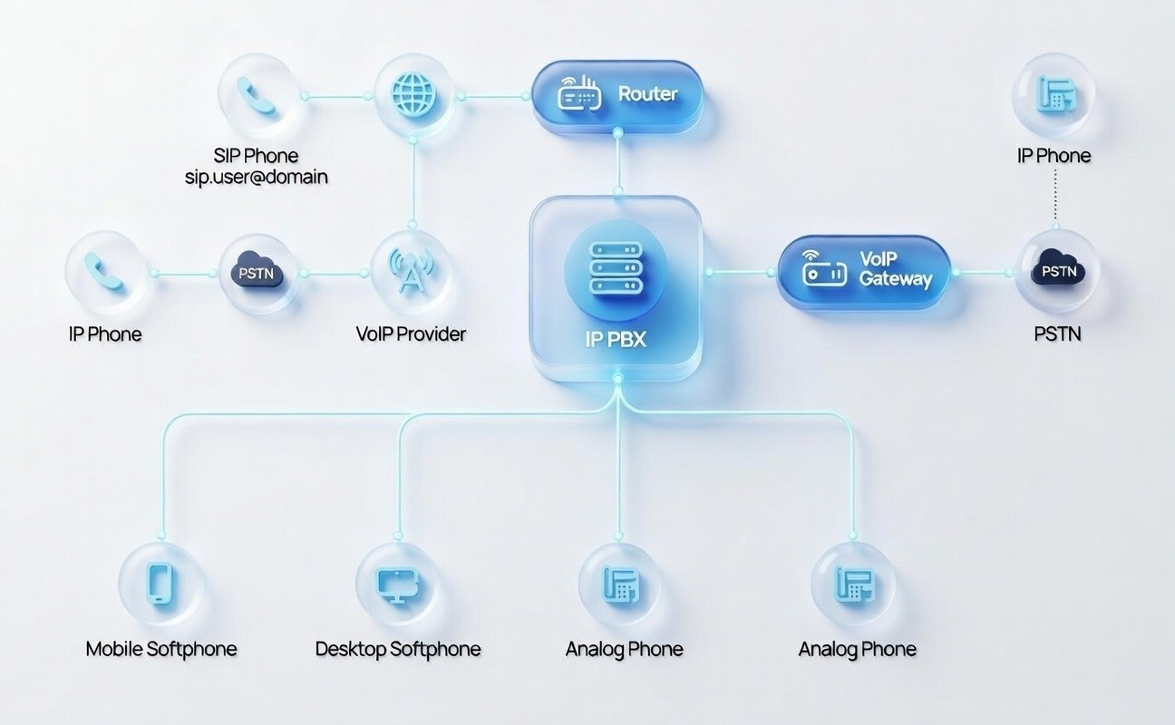 How Our PBX Phone System Works