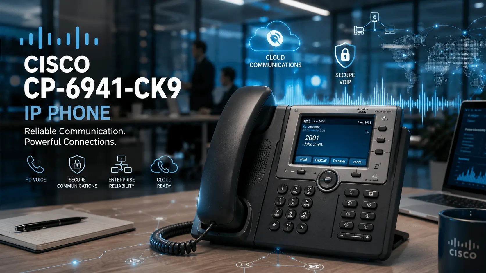 Cisco CP-6941-CK9 IP Phone