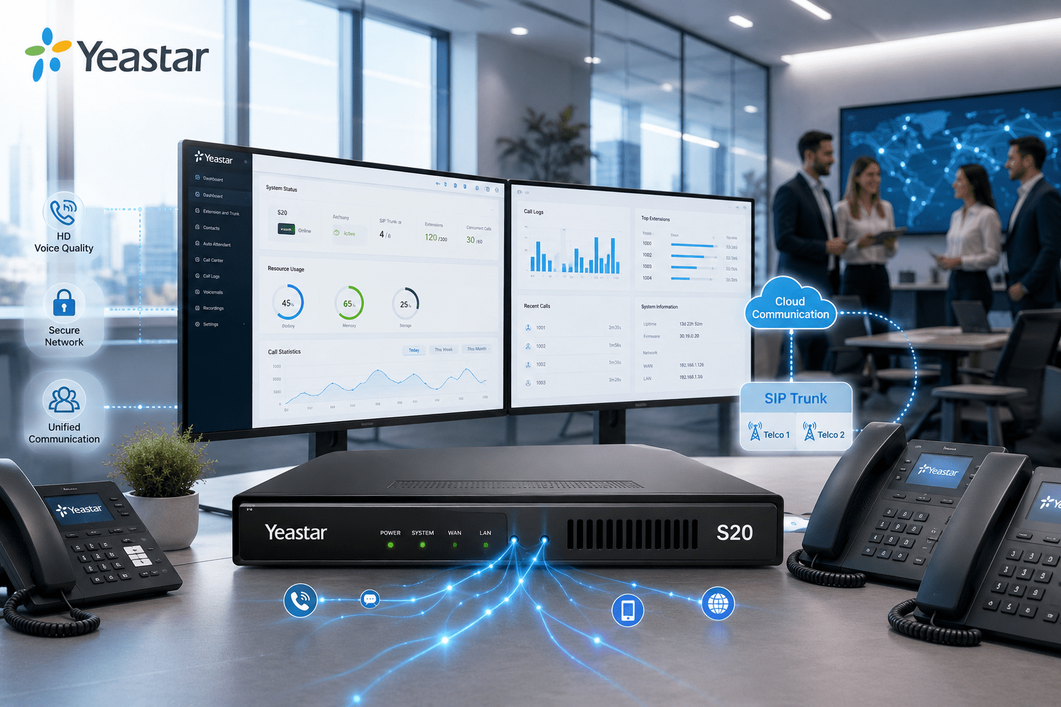 Yeastar S20 IP PBX