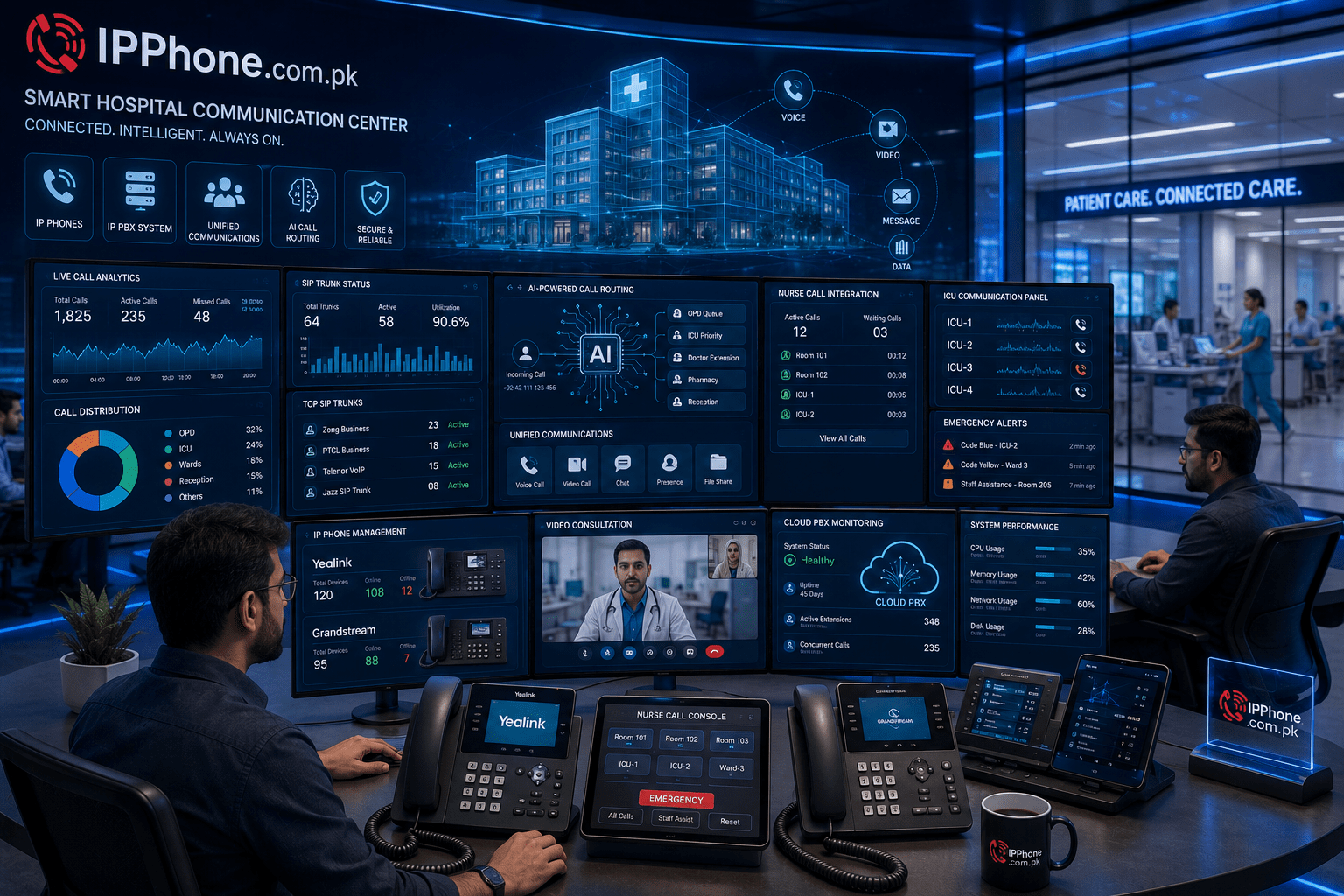 IP Phones for Hospitals